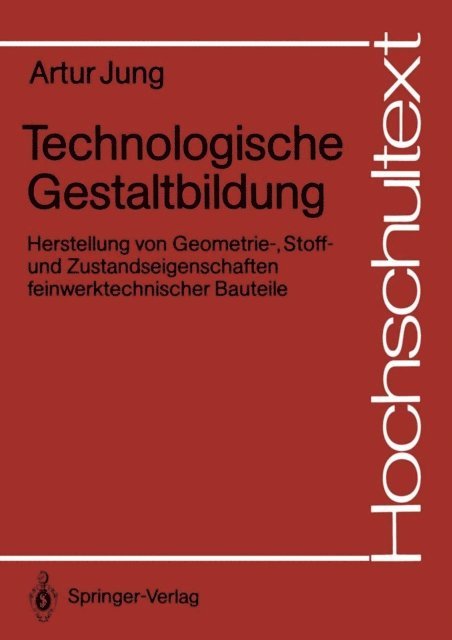 Artur Jung - Technologische Gestaltbildung, E-bok