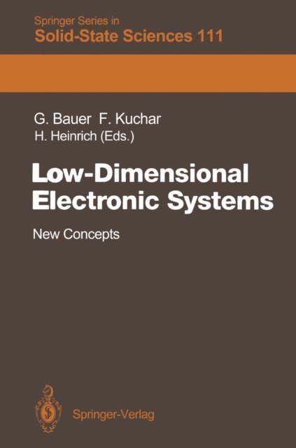 Helmut Heinrich, Friedemar Kuchar, Guenther Neubauer - Low-Dimensional Electronic Systems, E-bok