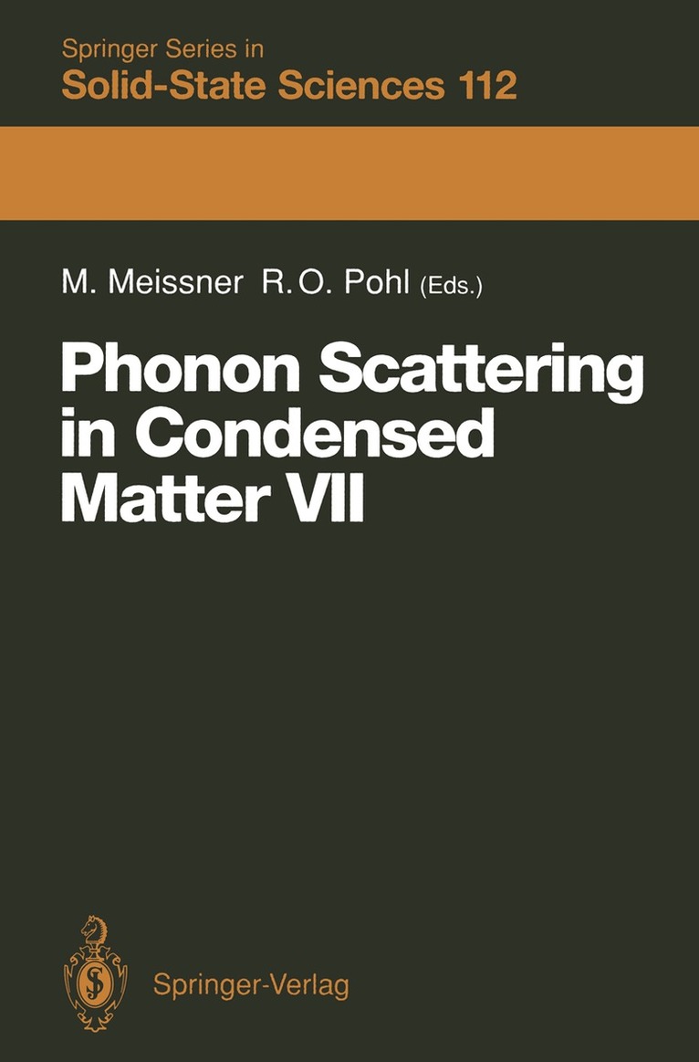 Michael Meissner, Robert O. Pohl - Phonon Scattering in Condensed Matter VII, Häftad