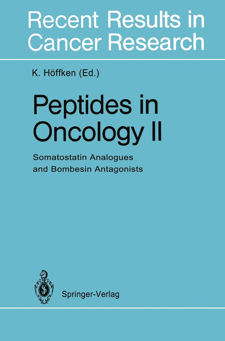 K. Höffken - Peptides in Oncology II, Häftad. Tillgänglighet: Lägg i varukorg