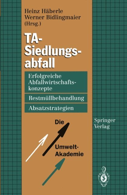 Werner Bidlingmaier, Heinz Haberle - TA-Siedlungsabfall, E-bok