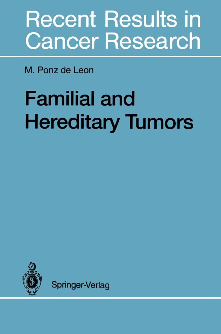 Maurizio Ponz de Leon - Familial and Hereditary Tumors, Häftad. Tillgänglighet: Lägg i varukorg