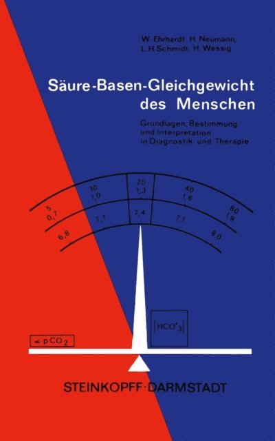 H. Wessig, L. Schmidt, H. Neumann, W. Ehrhardt - Säure-Basen-Gleichgewicht des Menschen, E-bok