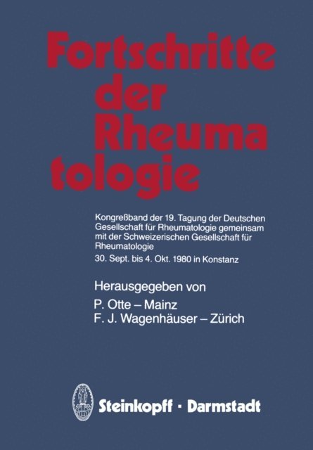 F.J. Wagenhauser, P. Otte - Fortschritte der Rheumatologie, E-bok