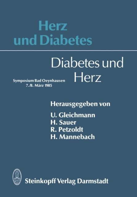 H. Sauer, U. Gleichmann - Herz und Diabetes, E-bok