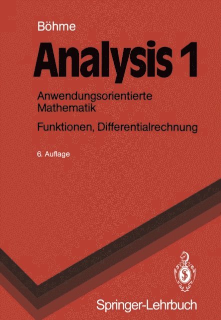 Gert Bohme - Analysis 1, E-bok