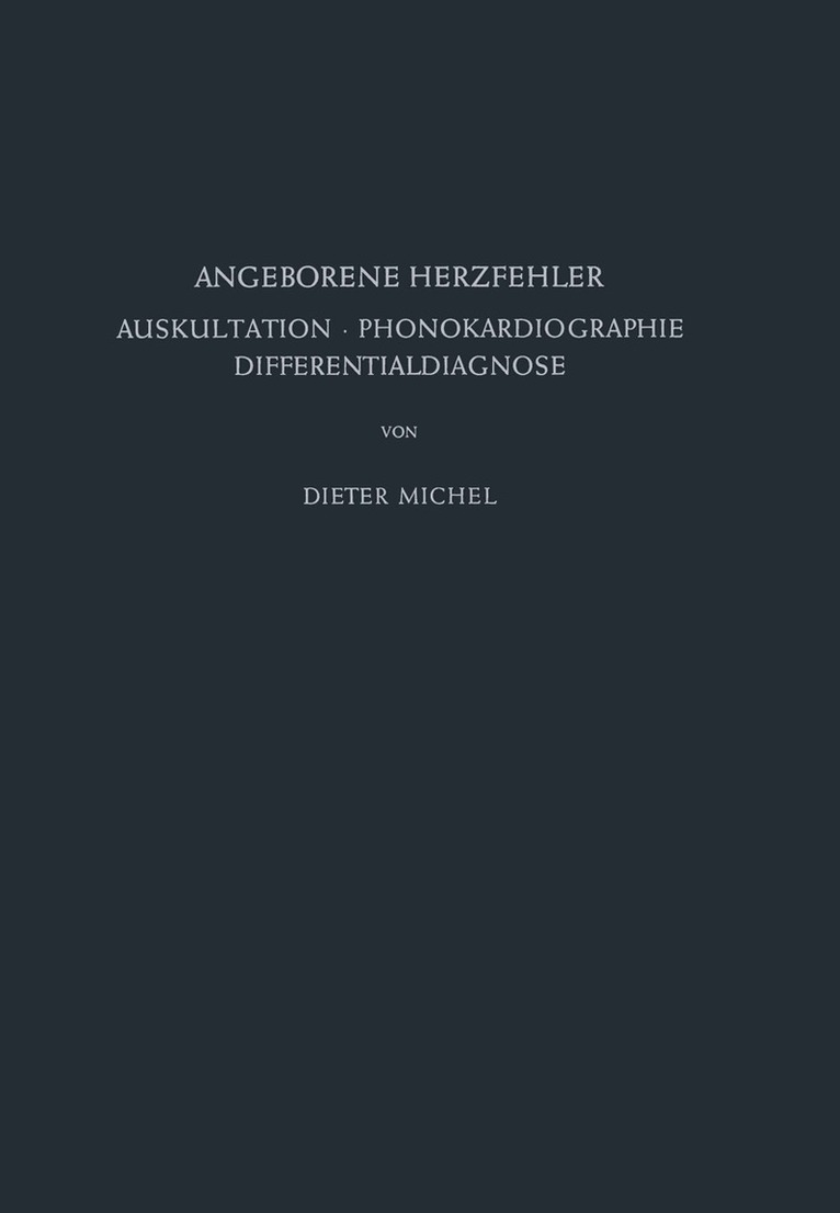 D. Michel - Angeborene Herzfehler, Häftad