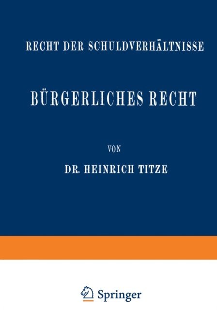 Heinrich Titze - Bürgerliches Recht, E-bok