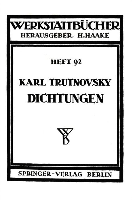 K. Trutnovsky - Dichtungen, E-bok