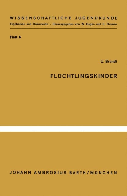 U. Brandt - Flüchtlingskinder, E-bok