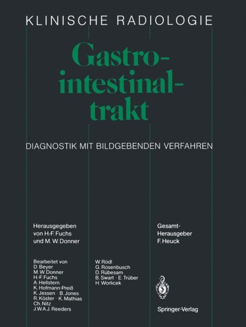 Martin W. Donner, Hatto-Franz Fuchs - Gastrointestinaltrakt, E-bok