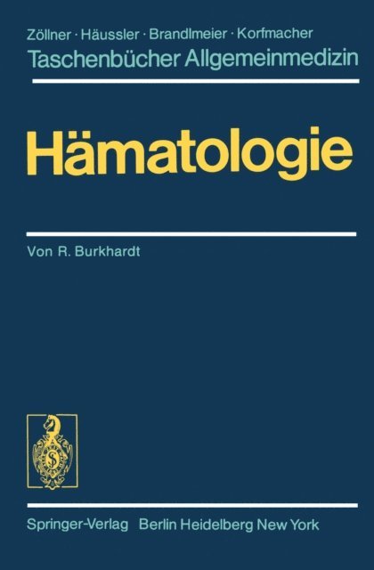 R. Burkhardt - Hämatologie, E-bok