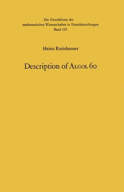 Heinz Rutishauser, Alston S. Householder, Friedrich L. Bauer - Handbook for Automatic Computation, E-bok