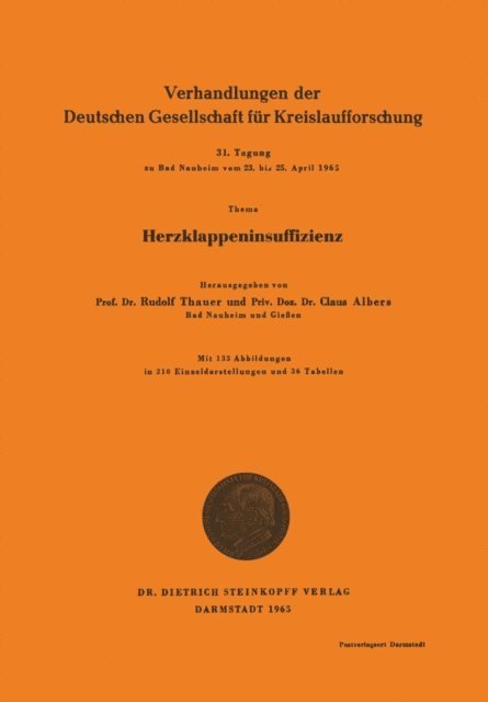 Claus Albers, Rudolf Thauer - Herzklappeninsuffizienz, E-bok