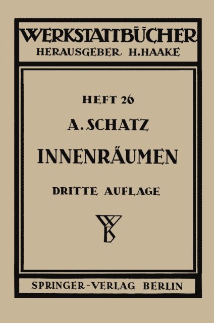 A. Schatz - Innenräumen, E-bok