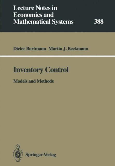 Martin F. Bach, Dieter Bartmann - Inventory Control, E-bok