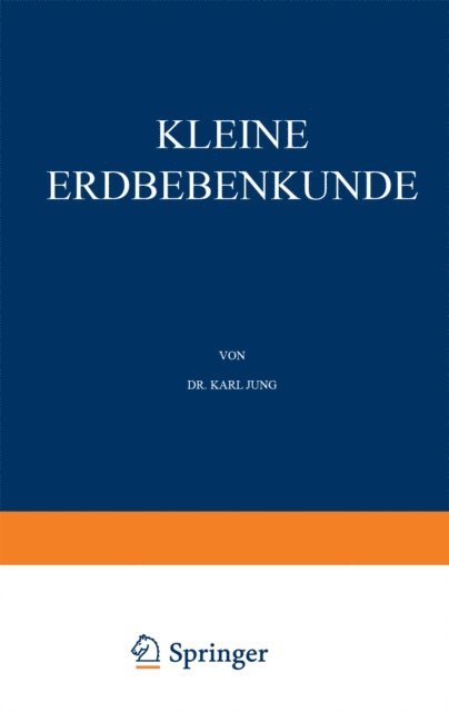 Karl Jung - Kleine Erdbebenkunde, E-bok