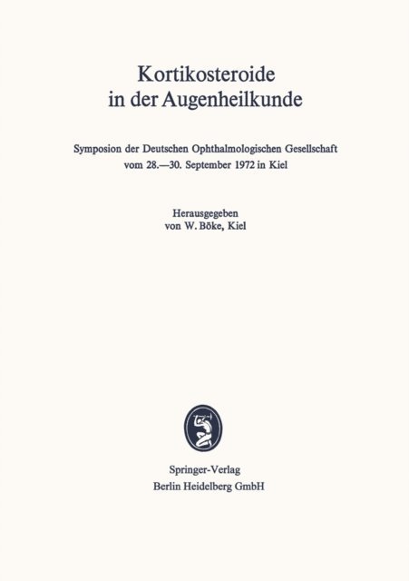 W. Boke - Kortikosteroide in der Augenheilkunde, E-bok