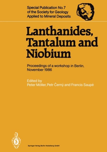 Francis Saupe, Petr Cerny, Peter Moller - Lanthanides, Tantalum and Niobium, E-bok