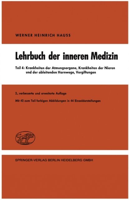 W.H. Hauss - Lehrbuch der inneren Medizin in vier Teilen, E-bok