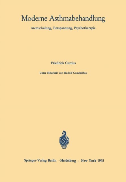 Friedrich Curtius - Moderne Asthmabehandlung, E-bok