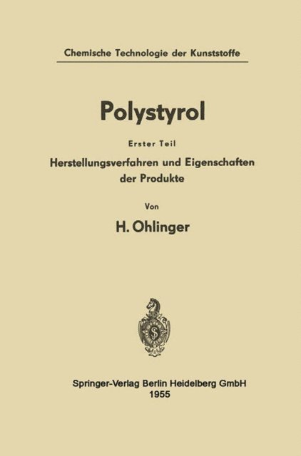 Helmut Ohlinger - Polystyrol, E-bok