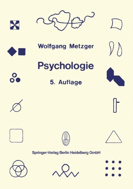 Wolfgang Metzger - Psychologie, E-bok