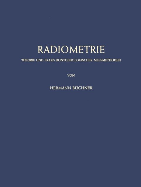Hermann Buchner - Radiometrie, E-bok