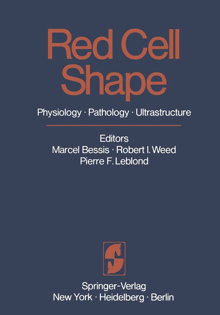 M. Bessis, R. I. Weed, P. F. Leblond - Red Cell Shape, Häftad. Tillgänglighet: Lägg i varukorg