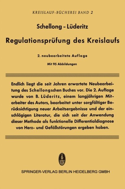 Fritz Schellong - Regulationsprüfung des Kreislaufs, E-bok