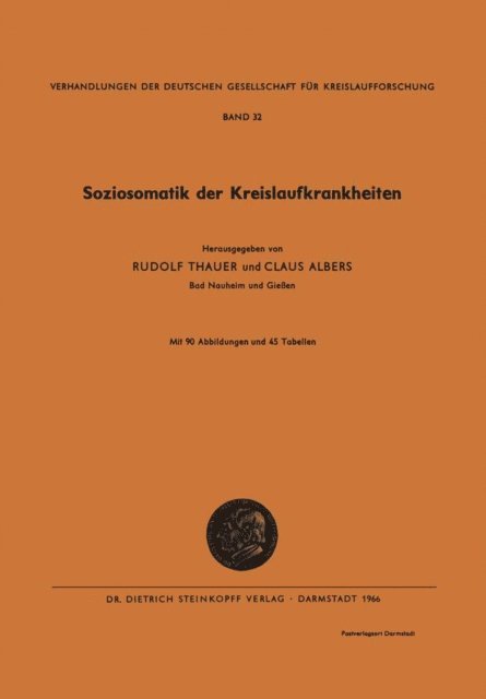 Claus Albers, Rudolf Thauer - Soziosomatik der Kreislaufkrankheiten, E-bok