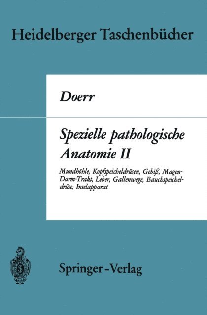 Gunter Ule, W. Doerr - Spezielle pathologische Anatomie II, E-bok