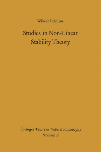 Wiktor Eckhaus - Studies in Non-Linear Stability Theory, E-bok