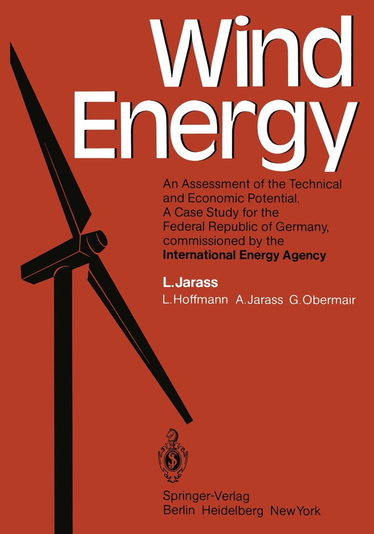 L. Jarass, L. Hoffmann, A. Jarass, G. Obermair - Wind Energy, Häftad