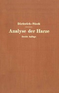 Analyse der Harze Balsame und Gummiharze nebst ihrer Chemie und Pharmakognosie