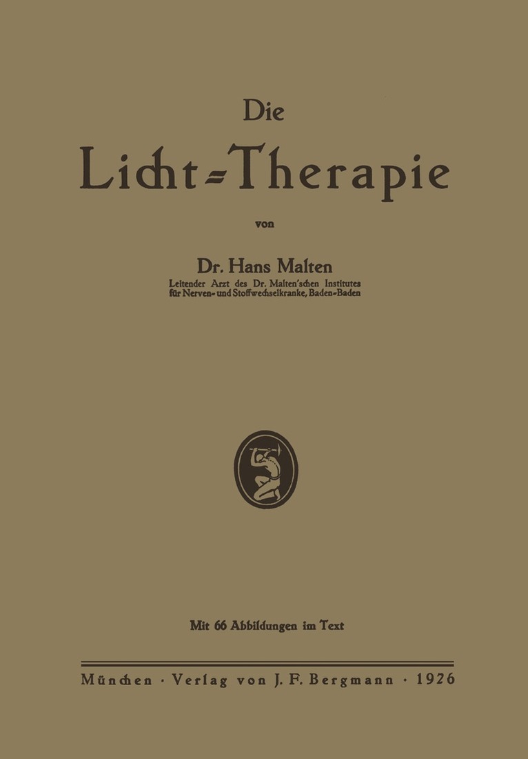 Hans Malten - Die Licht-Therapie, Häftad