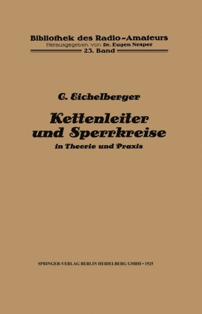 C. Eichelberger, Eugen Nesper - Kettenleiter und Sperrkreise, E-bok