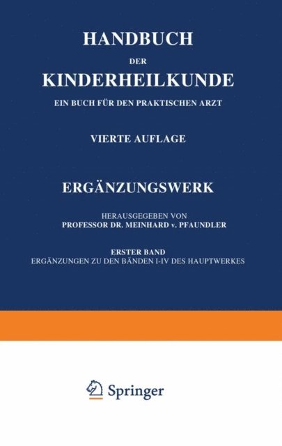 Meinhard Pfaundler, Meinhard Pfaundler - Ergänzungswerk, E-bok