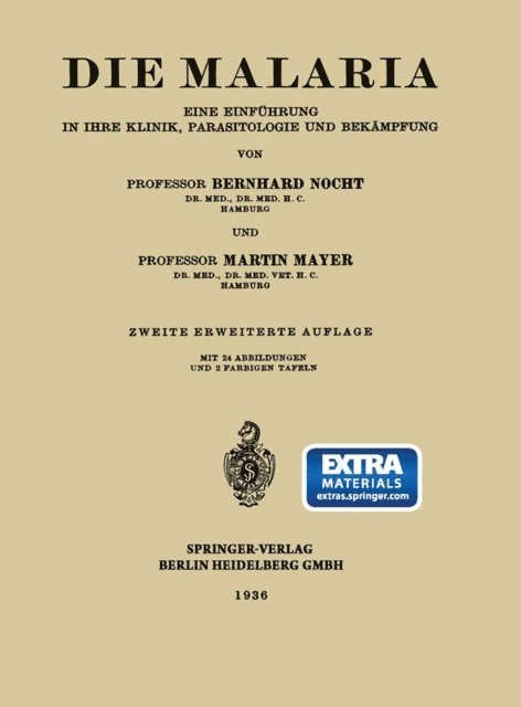 Martin Mayer, Berhnard Nocht - Die Malaria, E-bok. Tillgänglighet: Lägg i varukorg