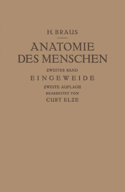 Hermann Braus - Anatomie des Menschen, E-bok