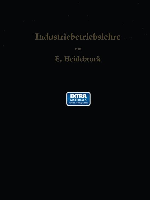 E. Heidebroek - Industriebetriebslehre, E-bok. Tillgänglighet: Lägg i varukorg