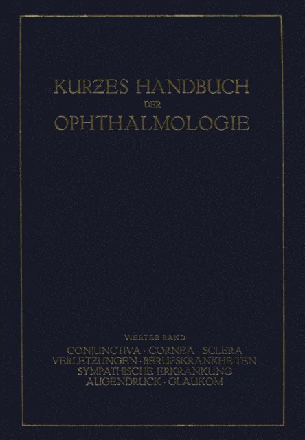 A. Bruckner, F. Schieck - Kurzes Handbuch der Ophthalmologie, E-bok