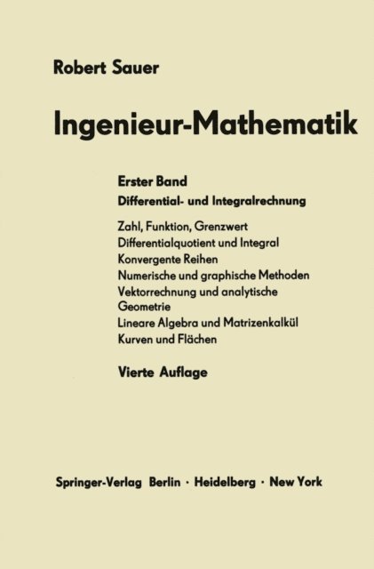 Robert Sauer - Ingenieur-Mathematik, E-bok