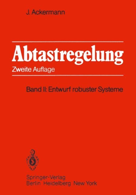 Jurgen Ackermann - Abtastregelung, E-bok