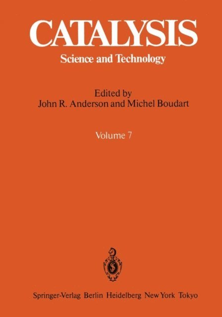 Michel Boudart, John R. Anderson - Catalysis, E-bok