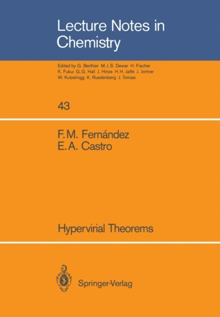 Eduardo Alberto Castro, Francisco M. Fernandez - Hypervirial Theorems, E-bok
