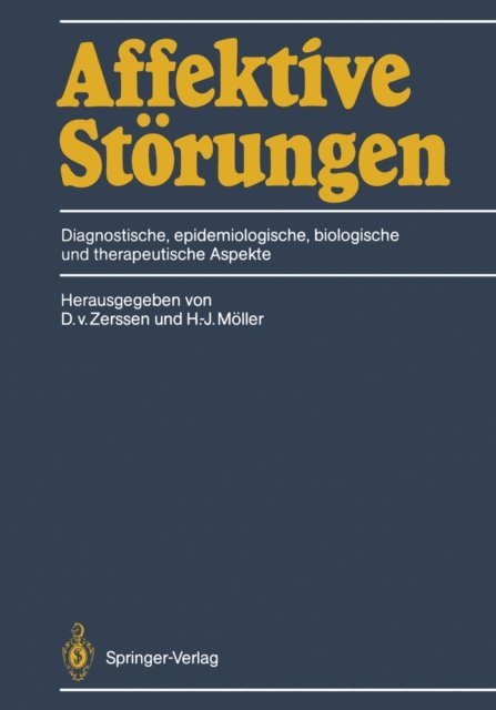 Hans-Jurgen Moller, Detlev v. Zerssen - Affektive Störungen, E-bok