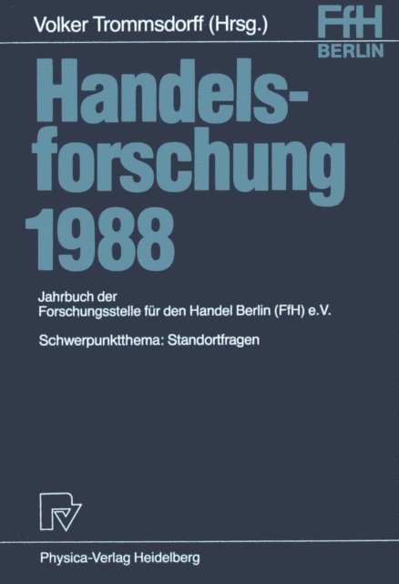 Volker Trommsdorff - Handelsforschung 1988, E-bok