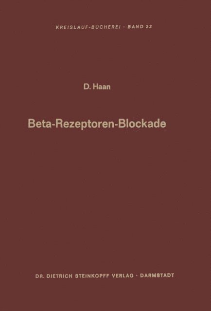 Dieter Haan - Beta-Rezeptoren-Blockade, E-bok