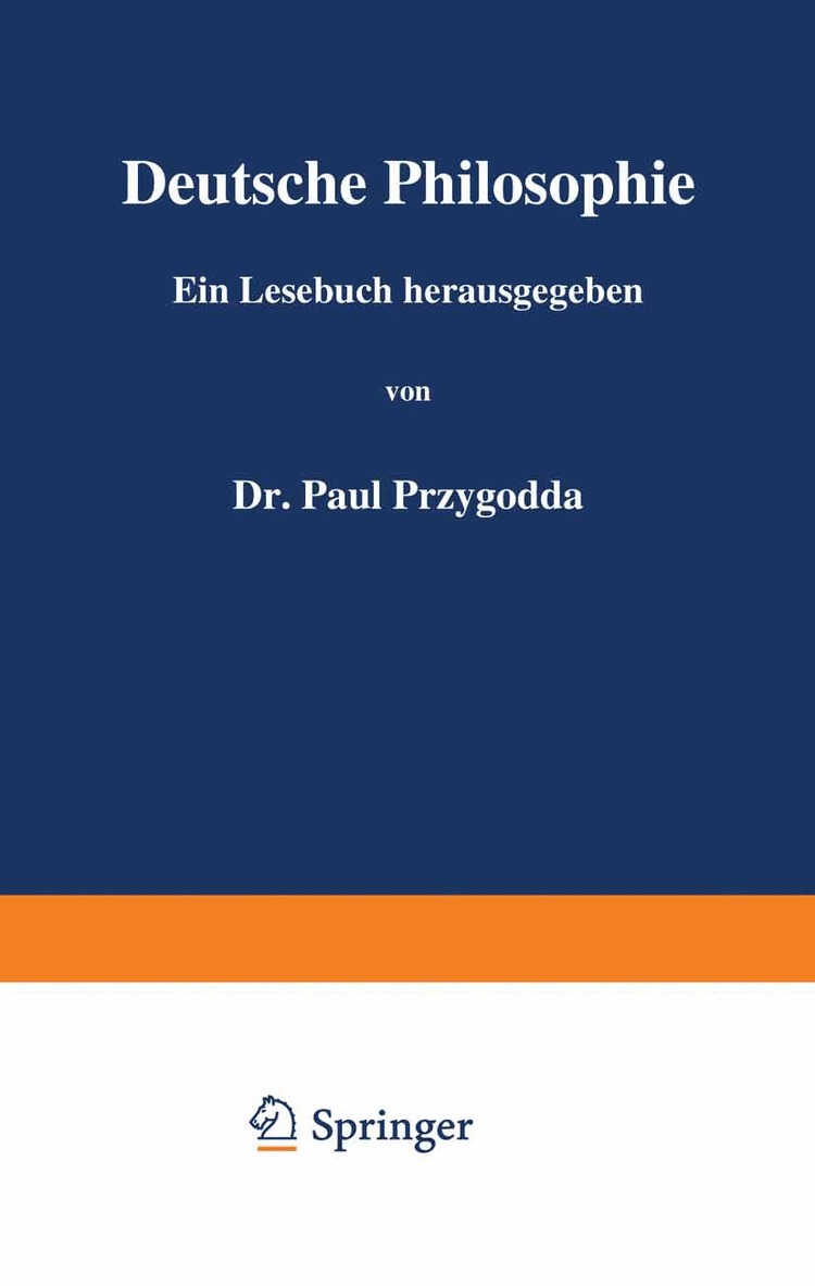 Paul Przygodda, J.G. Fichte, E.v. Hartmann - Deutsche Philosophie, Häftad
